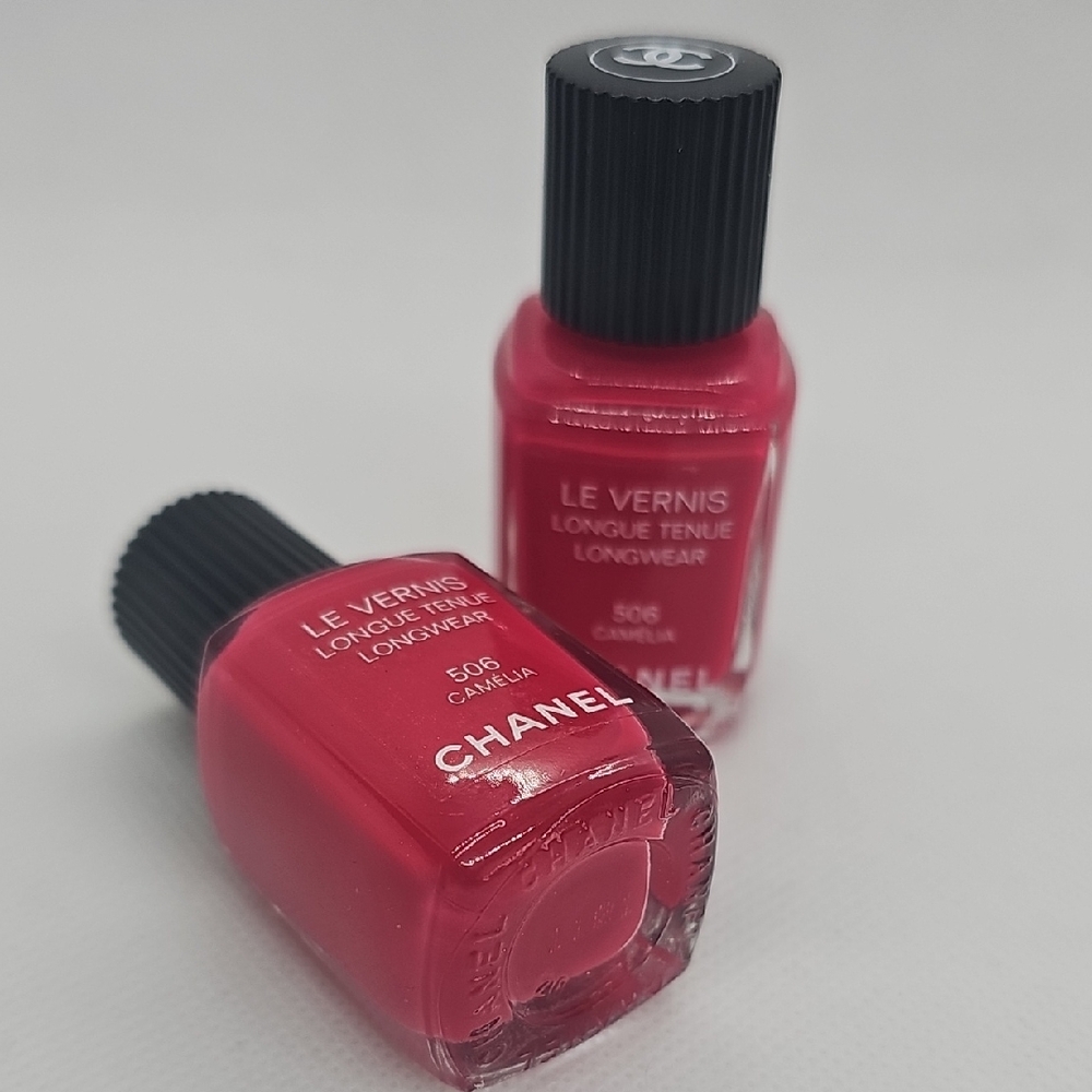 CHANEL Le Vernis Longwear Nail Polish CAMELIA 506 X2